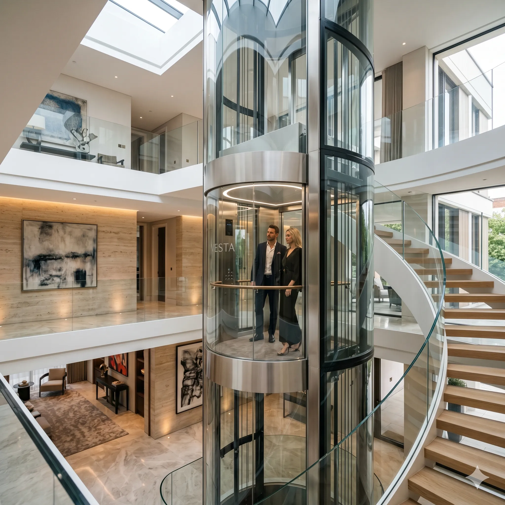 Traction Glass Elevator